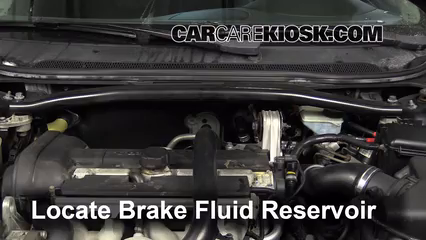 2008 Volvo S60 2.5T 2.5L 5 Cyl. Turbo Brake Fluid Add Fluid